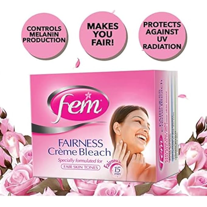 fem USA FAIRNESS BLEACH WITH APPLE AND PEACH - 50 GM - Image 2